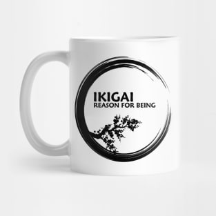 IKIGAI reason for being - japanese design Mug